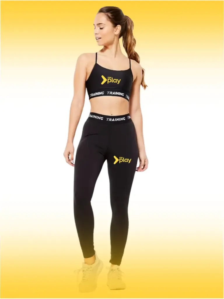 Pantaloni donna fitness Leggings 7/8 donna fitness FIT+ 500 cotone leggero neri simplay